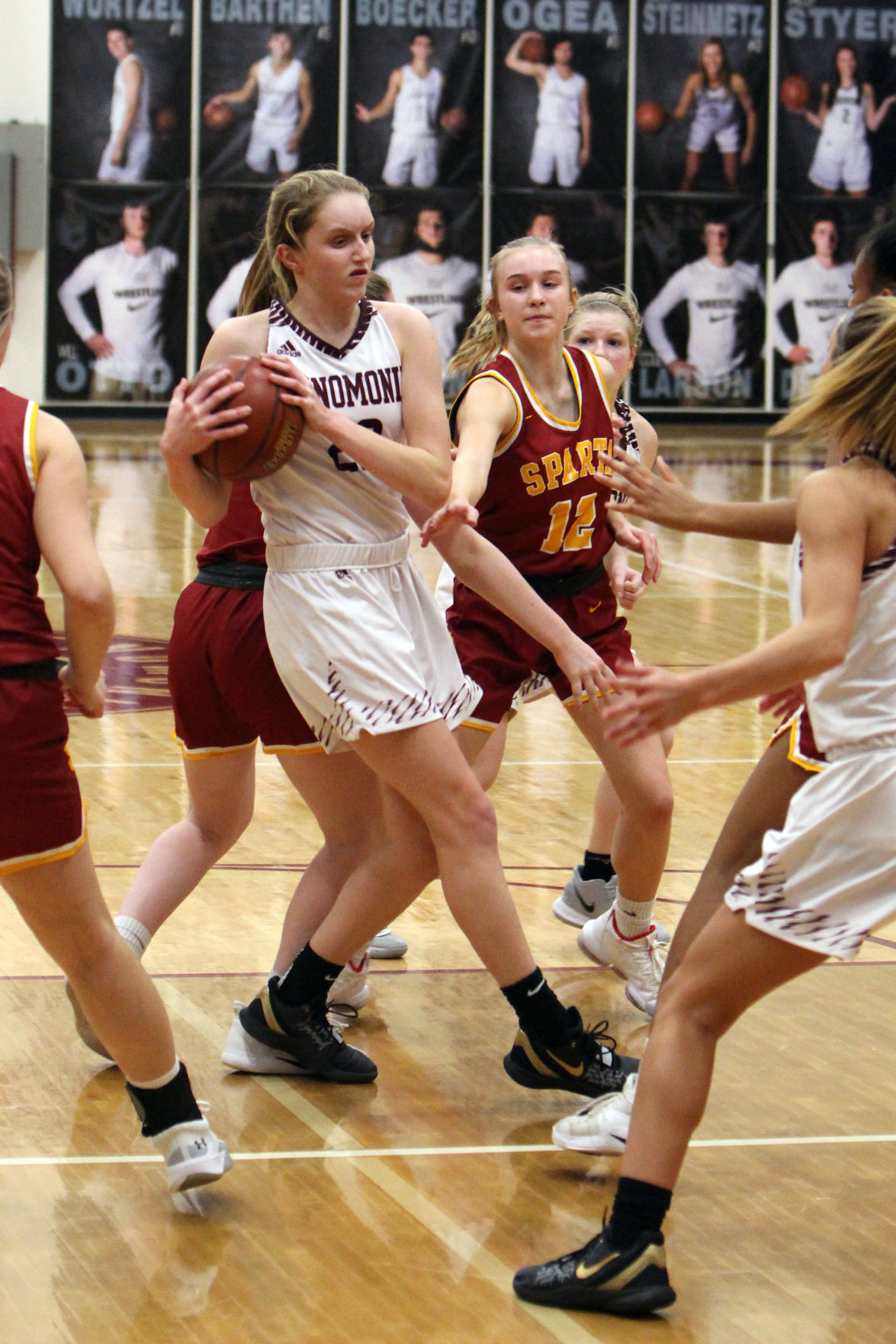 Sparta at Menomonie girls basketball 2-25-20